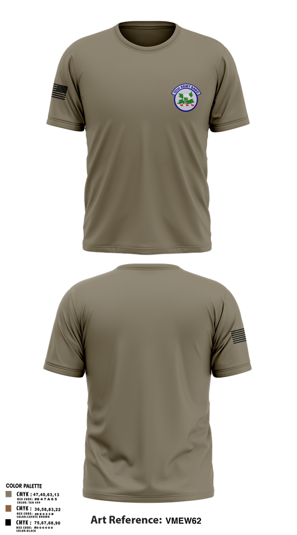 Old School Cotton Feel Shirt, 151st Army Band, , Teamtime, Team time, sublimation, custom sports apparel, team uniforms, spirit wear, spiritwear, sports uniforms, custom shirts, team store, custom team store, fundraiser sports, apparel fundraiser