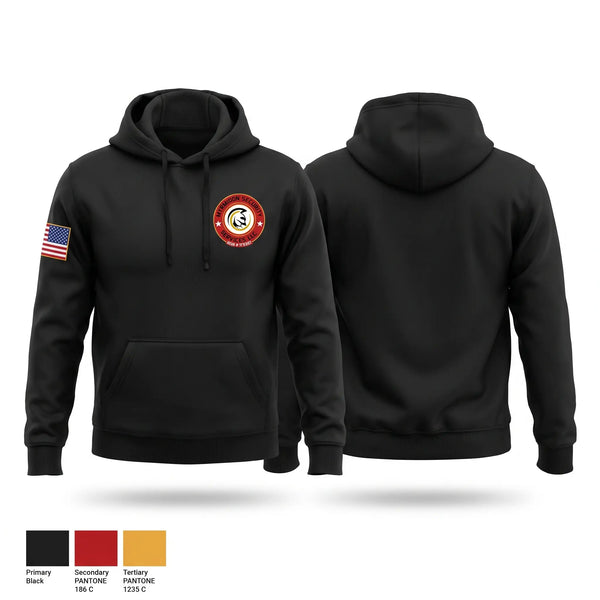 Hoodie, Myrmidon Security Services LLC., Police, Teamtime, Team time, sublimation, custom sports apparel, team uniforms, spirit wear, spiritwear, sports uniforms, custom shirts, team store, custom team store, fundraiser sports, apparel fundraiser