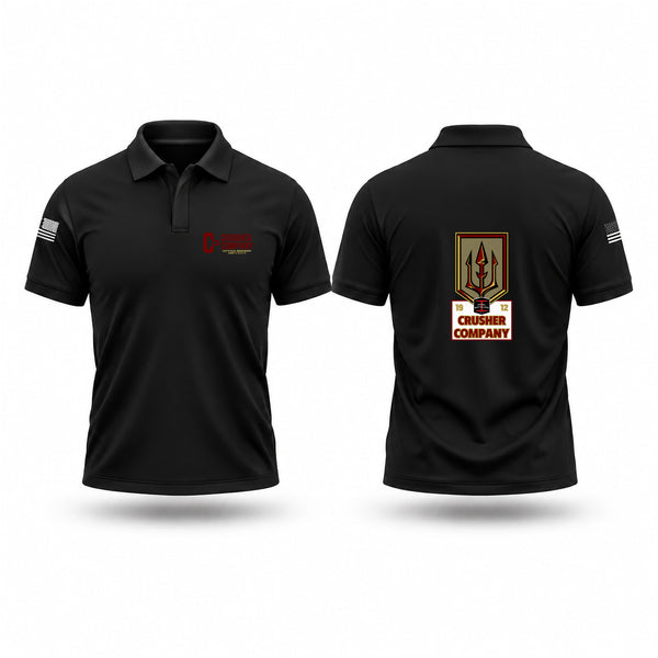 Short Sleeve Performance Polo, Crusher Company, Army, Teamtime, Team time, sublimation, custom sports apparel, team uniforms, spirit wear, spiritwear, sports uniforms, custom shirts, team store, custom team store, fundraiser sports, apparel fundraiser