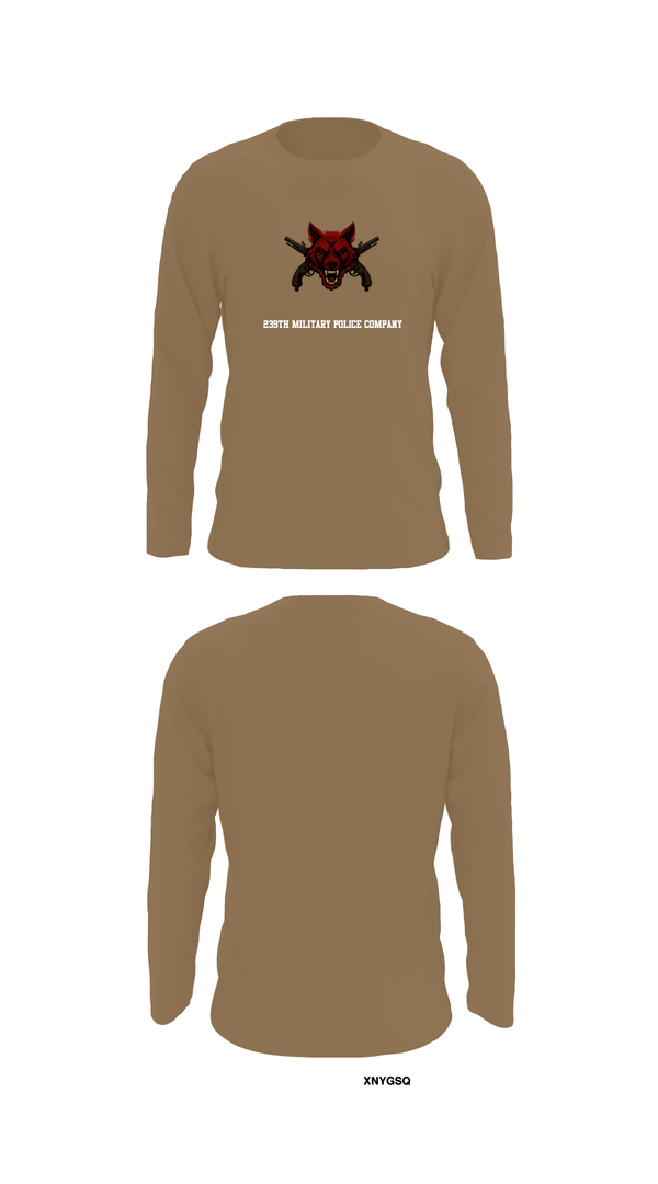 Long Sleeve Performance Shirt, 239th Military Police Company, , Teamtime, Team time, sublimation, custom sports apparel, team uniforms, spirit wear, spiritwear, sports uniforms, custom shirts, team store, custom team store, fundraiser sports, apparel fundraiser