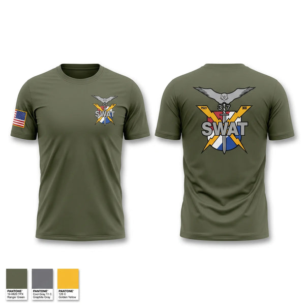 Short Sleeve Performance Shirt, Temple SWAT, Police, Teamtime, Team time, sublimation, custom sports apparel, team uniforms, spirit wear, spiritwear, sports uniforms, custom shirts, team store, custom team store, fundraiser sports, apparel fundraiser