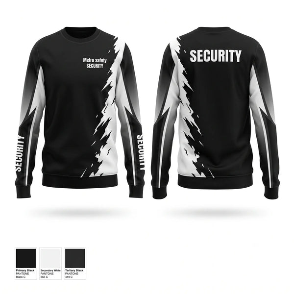 Crew Neck Sweatshirt, Metro safety, , Teamtime, Team time, sublimation, custom sports apparel, team uniforms, spirit wear, spiritwear, sports uniforms, custom shirts, team store, custom team store, fundraiser sports, apparel fundraiser