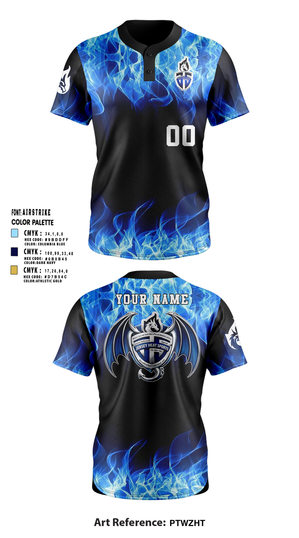 Two Button Softball Jersey, Heat, Softball, Teamtime, Team time, sublimation, custom sports apparel, team uniforms, spirit wear, spiritwear, sports uniforms, custom shirts, team store, custom team store, fundraiser sports, apparel fundraiser
