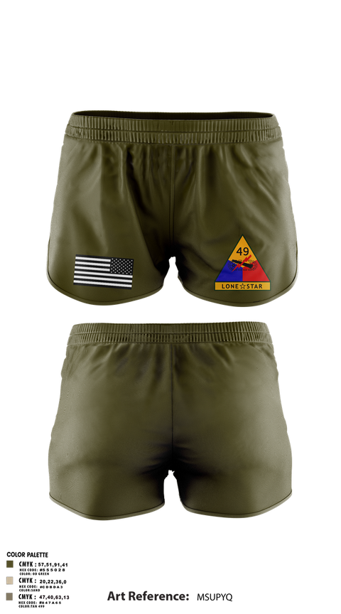 Ranger Panties, 49th Armored, , Teamtime, Team time, sublimation, custom sports apparel, team uniforms, spirit wear, spiritwear, sports uniforms, custom shirts, team store, custom team store, fundraiser sports, apparel fundraiser