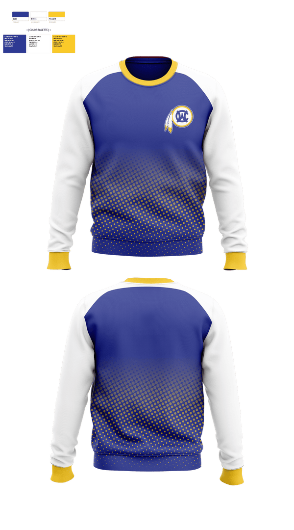 Crew Neck Sweatshirt, West Caldwell High School, Men's Volleyball, Teamtime, Team time, sublimation, custom sports apparel, team uniforms, spirit wear, spiritwear, sports uniforms, custom shirts, team store, custom team store, fundraiser sports, apparel fundraiser