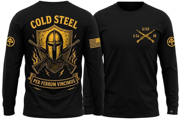 C. Co 2/113th INF Long Sleeve Performance Shirt - 4