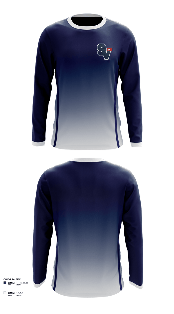 Long Sleeve Performance Shirt, Smithson Valley Youth Football, Football, Teamtime, Team time, sublimation, custom sports apparel, team uniforms, spirit wear, spiritwear, sports uniforms, custom shirts, team store, custom team store, fundraiser sports, apparel fundraiser