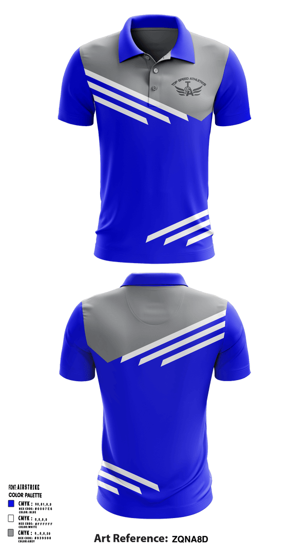 Short Sleeve Performance Polo, Top Speed Athletics, Track & Field, Teamtime, Team time, sublimation, custom sports apparel, team uniforms, spirit wear, spiritwear, sports uniforms, custom shirts, team store, custom team store, fundraiser sports, apparel fundraiser
