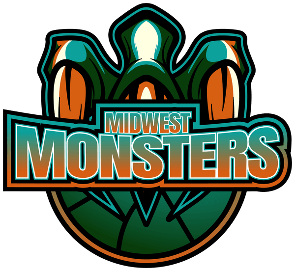 Midwest Monsters 63725016 Stainless Steel Water Bottle with a Straw Lid