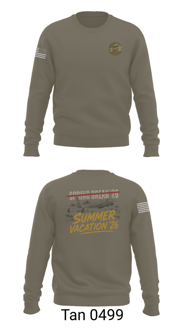Crew Neck Sweatshirt, EARS TANKER MX, Air Force, Teamtime, Team time, sublimation, custom sports apparel, team uniforms, spirit wear, spiritwear, sports uniforms, custom shirts, team store, custom team store, fundraiser sports, apparel fundraiser