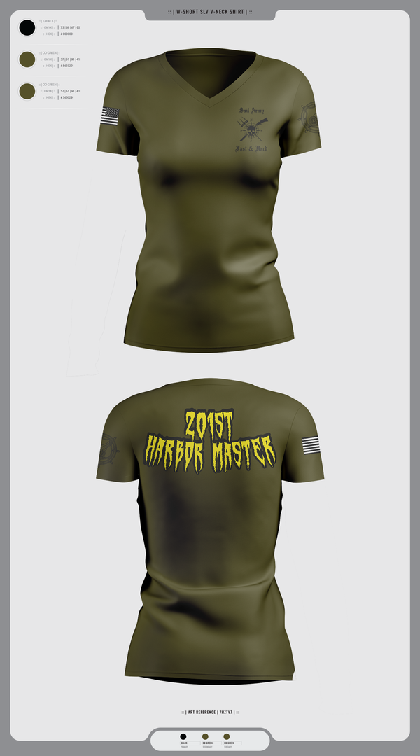 Womens Short Sleeve Vneck Shirt, , Army, Teamtime, Team time, sublimation, custom sports apparel, team uniforms, spirit wear, spiritwear, sports uniforms, custom shirts, team store, custom team store, fundraiser sports, apparel fundraiser