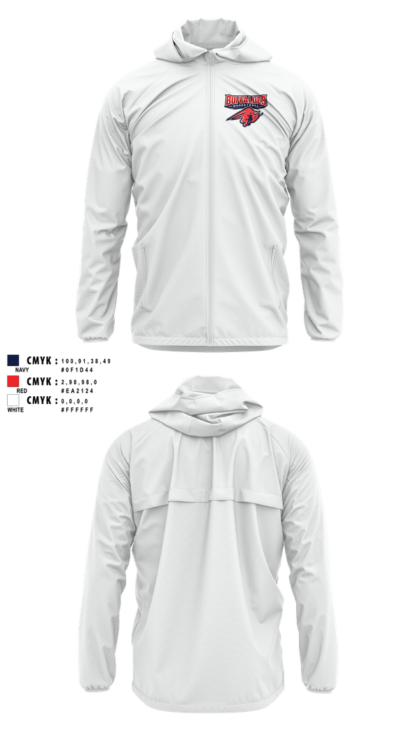 Windbreaker, Illinois Buffaloes, Men's Basketball, Teamtime, Team time, sublimation, custom sports apparel, team uniforms, spirit wear, spiritwear, sports uniforms, custom shirts, team store, custom team store, fundraiser sports, apparel fundraiser