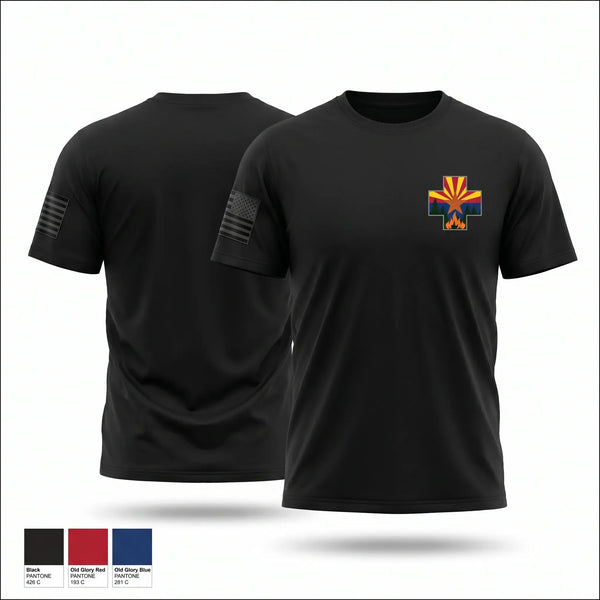 Old School Cotton Feel Shirt, Timberline Fire LLC, Fire Department, Teamtime, Team time, sublimation, custom sports apparel, team uniforms, spirit wear, spiritwear, sports uniforms, custom shirts, team store, custom team store, fundraiser sports, apparel fundraiser