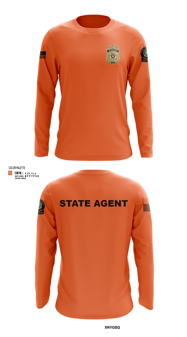 Long Sleeve Performance Shirt, 8TH DA DTF MCU, Police, Teamtime, Team time, sublimation, custom sports apparel, team uniforms, spirit wear, spiritwear, sports uniforms, custom shirts, team store, custom team store, fundraiser sports, apparel fundraiser