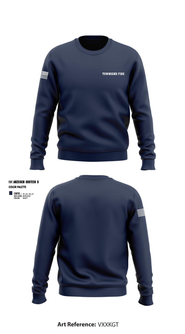 Crew Neck Sweatshirt, Townsend Fire, , Teamtime, Team time, sublimation, custom sports apparel, team uniforms, spirit wear, spiritwear, sports uniforms, custom shirts, team store, custom team store, fundraiser sports, apparel fundraiser