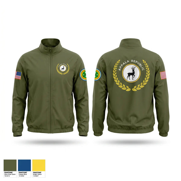 Windbreaker, Appala Republic, Army, Teamtime, Team time, sublimation, custom sports apparel, team uniforms, spirit wear, spiritwear, sports uniforms, custom shirts, team store, custom team store, fundraiser sports, apparel fundraiser