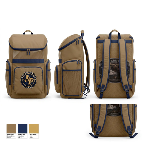 Gear Bag, USS KINGSVILLE LCS 36, Navy, Teamtime, Team time, sublimation, custom sports apparel, team uniforms, spirit wear, spiritwear, sports uniforms, custom shirts, team store, custom team store, fundraiser sports, apparel fundraiser