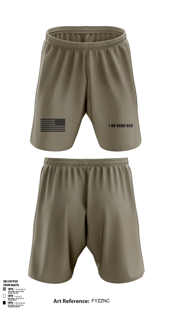 Athletic Shorts With Pockets, I Co 53rd BSB, National Guard, Teamtime, Team time, sublimation, custom sports apparel, team uniforms, spirit wear, spiritwear, sports uniforms, custom shirts, team store, custom team store, fundraiser sports, apparel fundraiser