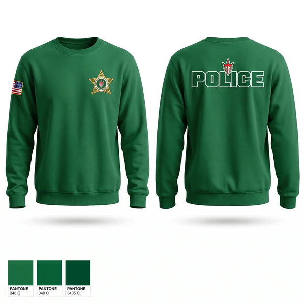 Crew Neck Sweatshirt, MVSU CAMPUS POLICE, Police, Teamtime, Team time, sublimation, custom sports apparel, team uniforms, spirit wear, spiritwear, sports uniforms, custom shirts, team store, custom team store, fundraiser sports, apparel fundraiser