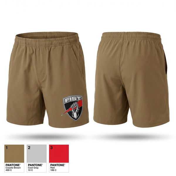 Athletic Shorts With Pockets, 2-7IN FIST, Army, Teamtime, Team time, sublimation, custom sports apparel, team uniforms, spirit wear, spiritwear, sports uniforms, custom shirts, team store, custom team store, fundraiser sports, apparel fundraiser