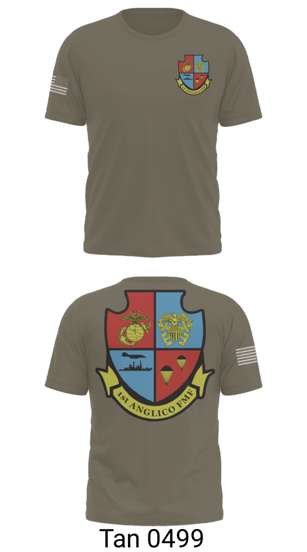 Old School Cotton Feel Shirt, 1st Anglico, , Teamtime, Team time, sublimation, custom sports apparel, team uniforms, spirit wear, spiritwear, sports uniforms, custom shirts, team store, custom team store, fundraiser sports, apparel fundraiser
