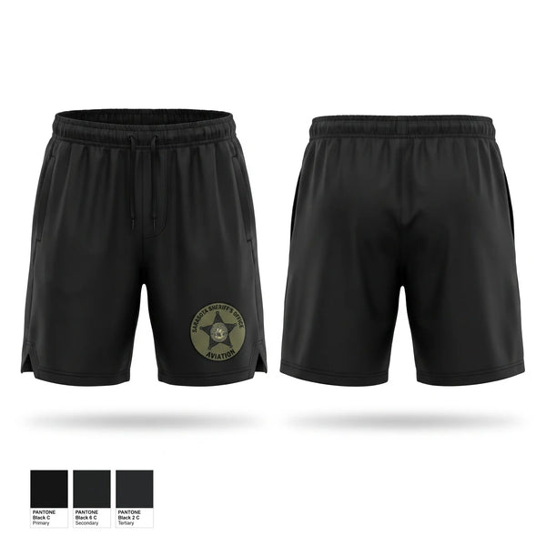 Athletic Shorts With Pockets, Sarasota County Sheriff's Office Aviation Section, Police, Teamtime, Team time, sublimation, custom sports apparel, team uniforms, spirit wear, spiritwear, sports uniforms, custom shirts, team store, custom team store, fundraiser sports, apparel fundraiser