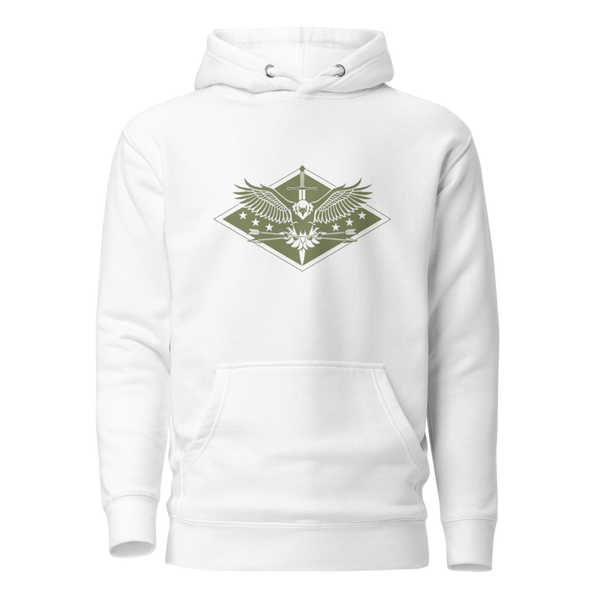 Unisex Hoodie - 1 - White
