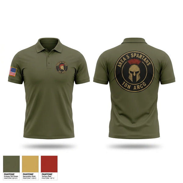 Short Sleeve Performance Polo, A5 Spartans 1BN ARCG, Army, Teamtime, Team time, sublimation, custom sports apparel, team uniforms, spirit wear, spiritwear, sports uniforms, custom shirts, team store, custom team store, fundraiser sports, apparel fundraiser