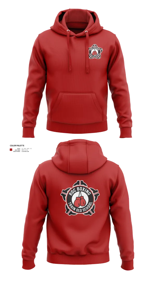 Hoodie, ROC Boxing, Wrestling, Teamtime, Team time, sublimation, custom sports apparel, team uniforms, spirit wear, spiritwear, sports uniforms, custom shirts, team store, custom team store, fundraiser sports, apparel fundraiser