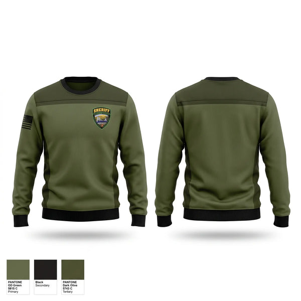 Crew Neck Sweatshirt, Cleburne County Sheriff's Office, Police, Teamtime, Team time, sublimation, custom sports apparel, team uniforms, spirit wear, spiritwear, sports uniforms, custom shirts, team store, custom team store, fundraiser sports, apparel fundraiser