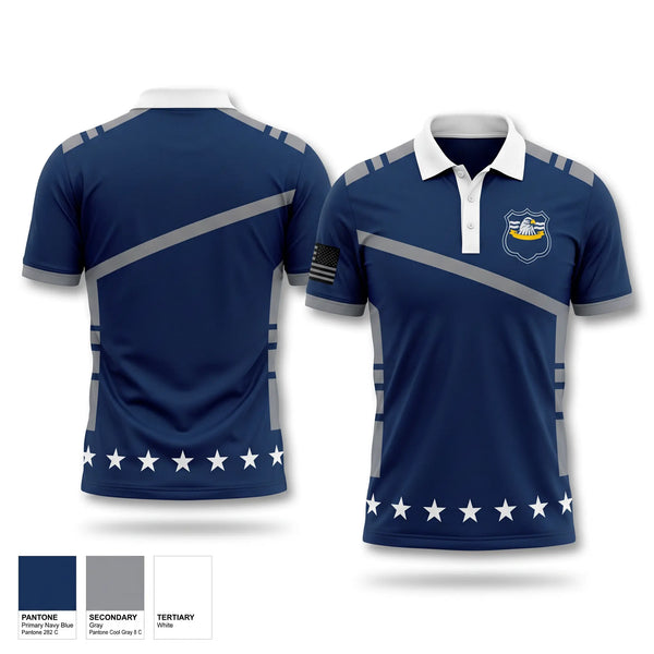Short Sleeve Performance Polo, Eau Claire Police Department, Police, Teamtime, Team time, sublimation, custom sports apparel, team uniforms, spirit wear, spiritwear, sports uniforms, custom shirts, team store, custom team store, fundraiser sports, apparel fundraiser
