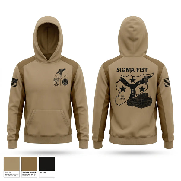Hoodie, 1/115th FA HHB DET 1, Army, Teamtime, Team time, sublimation, custom sports apparel, team uniforms, spirit wear, spiritwear, sports uniforms, custom shirts, team store, custom team store, fundraiser sports, apparel fundraiser
