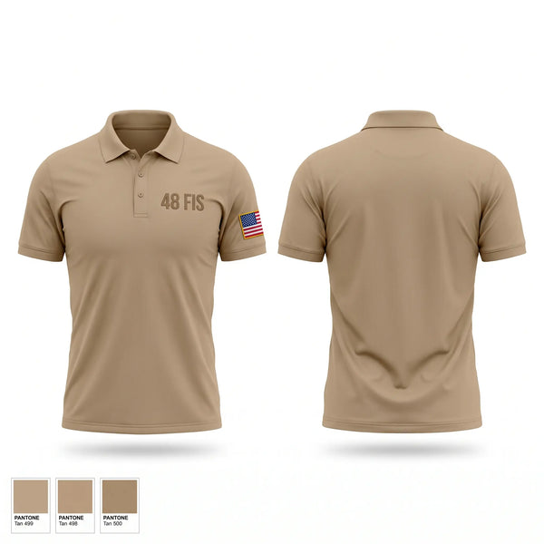 Short Sleeve Performance Polo, 48 FIS, Air Force, Teamtime, Team time, sublimation, custom sports apparel, team uniforms, spirit wear, spiritwear, sports uniforms, custom shirts, team store, custom team store, fundraiser sports, apparel fundraiser