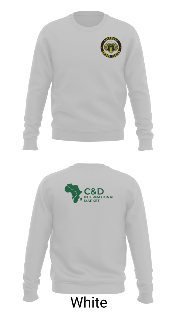 Crew Neck Sweatshirt, Columbus Knight Eagles, Men's Soccer, Teamtime, Team time, sublimation, custom sports apparel, team uniforms, spirit wear, spiritwear, sports uniforms, custom shirts, team store, custom team store, fundraiser sports, apparel fundraiser