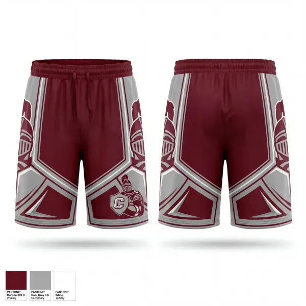 Athletic Shorts With Pockets, Carver Crusaders Field Hockey, Field Hockey, Teamtime, Team time, sublimation, custom sports apparel, team uniforms, spirit wear, spiritwear, sports uniforms, custom shirts, team store, custom team store, fundraiser sports, apparel fundraiser