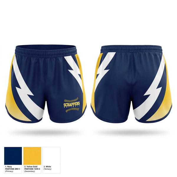 Womens Shorts, Scrappers, Softball, Teamtime, Team time, sublimation, custom sports apparel, team uniforms, spirit wear, spiritwear, sports uniforms, custom shirts, team store, custom team store, fundraiser sports, apparel fundraiser