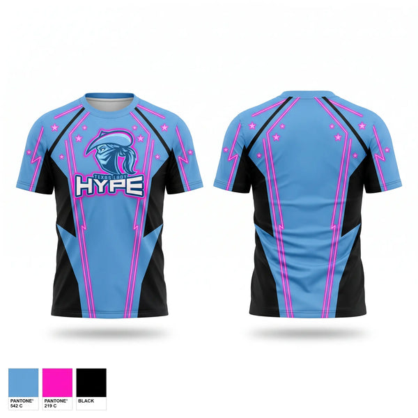 Short Sleeve Performance Shirt, Texas Hype, Softball, Teamtime, Team time, sublimation, custom sports apparel, team uniforms, spirit wear, spiritwear, sports uniforms, custom shirts, team store, custom team store, fundraiser sports, apparel fundraiser