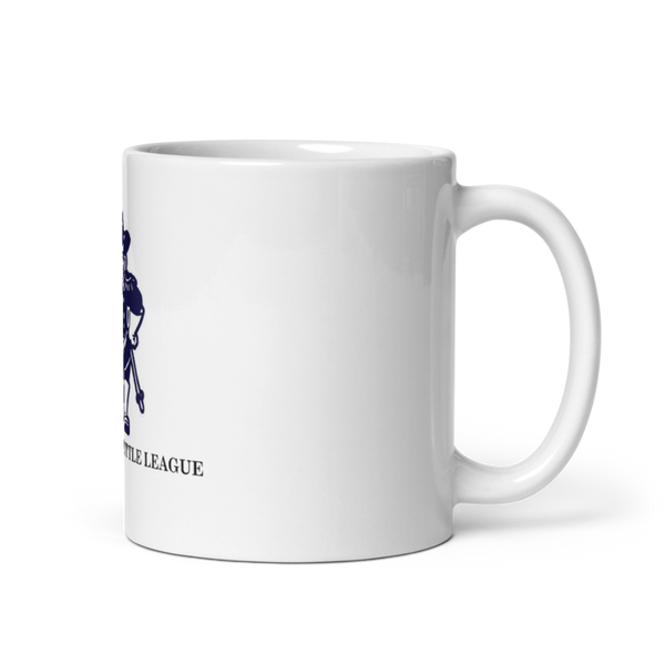 Ledyard Little League Softball 71163605 White Glossy Mug - Medium