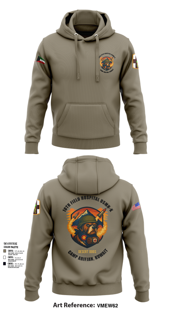 Hoodie, 10th Field Hospital (FWD), , Teamtime, Team time, sublimation, custom sports apparel, team uniforms, spirit wear, spiritwear, sports uniforms, custom shirts, team store, custom team store, fundraiser sports, apparel fundraiser