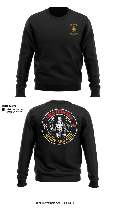 Crew Neck Sweatshirt, 307TH ESB-E, Army, Teamtime, Team time, sublimation, custom sports apparel, team uniforms, spirit wear, spiritwear, sports uniforms, custom shirts, team store, custom team store, fundraiser sports, apparel fundraiser