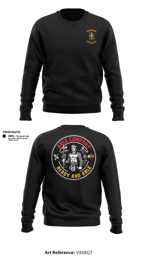 Crew Neck Sweatshirt, 307TH ESB-E, Army, Teamtime, Team time, sublimation, custom sports apparel, team uniforms, spirit wear, spiritwear, sports uniforms, custom shirts, team store, custom team store, fundraiser sports, apparel fundraiser