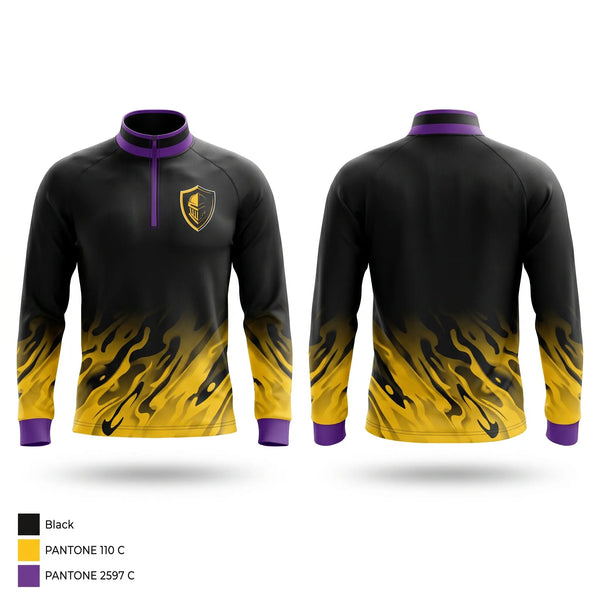 Quarter Zip Jacket, Golden Knights, Baseball, Teamtime, Team time, sublimation, custom sports apparel, team uniforms, spirit wear, spiritwear, sports uniforms, custom shirts, team store, custom team store, fundraiser sports, apparel fundraiser