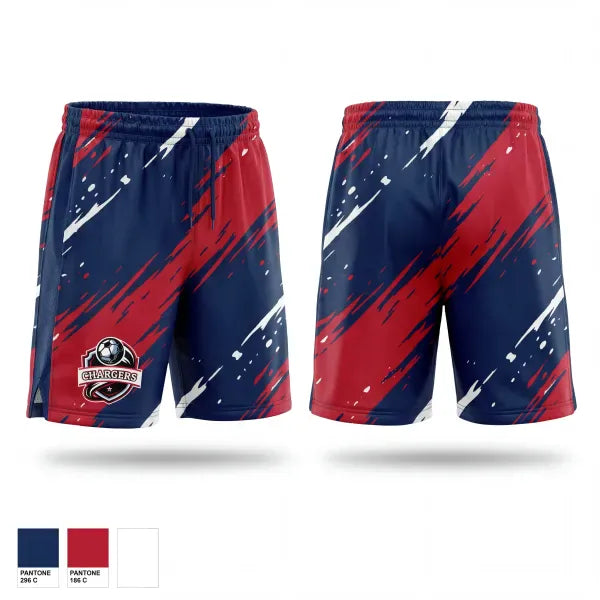Mens Soccer Shorts, Chargers, Men's Soccer, Teamtime, Team time, sublimation, custom sports apparel, team uniforms, spirit wear, spiritwear, sports uniforms, custom shirts, team store, custom team store, fundraiser sports, apparel fundraiser