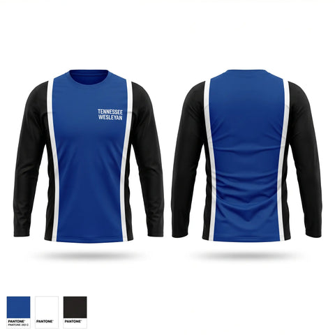 Long Sleeve Performance Shirt, Tennessee Wesleyan, Women's Basketball, Teamtime, Team time, sublimation, custom sports apparel, team uniforms, spirit wear, spiritwear, sports uniforms, custom shirts, team store, custom team store, fundraiser sports, apparel fundraiser
