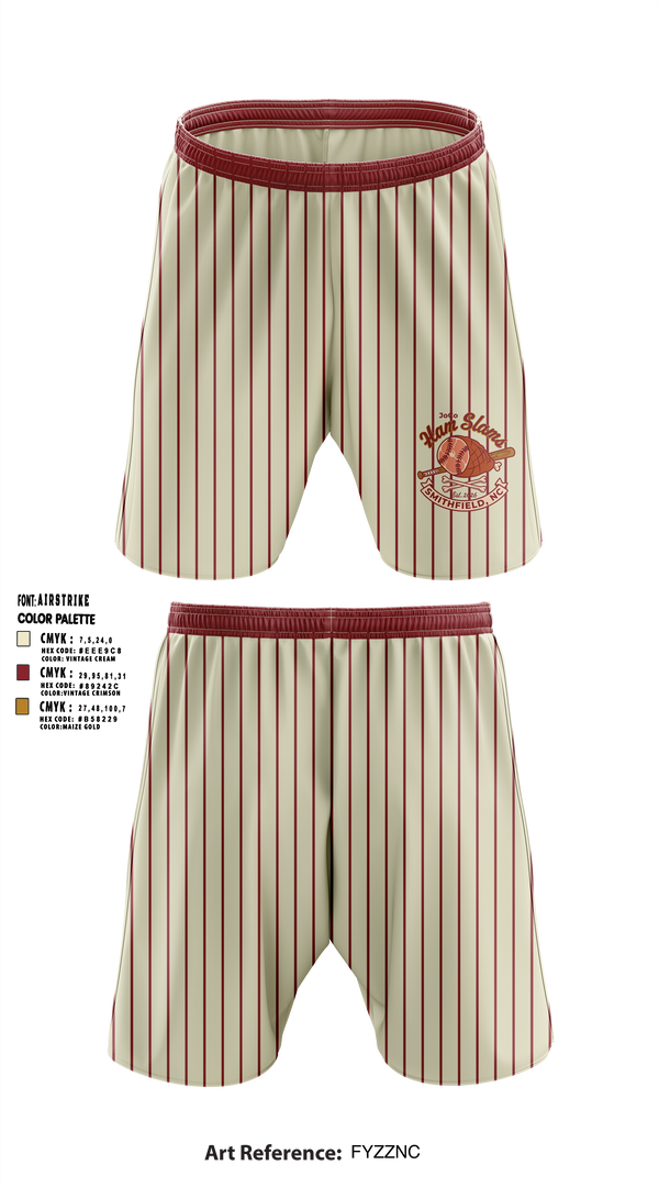 Athletic Shorts With Pockets, JoCo Ham Slams, Softball, Teamtime, Team time, sublimation, custom sports apparel, team uniforms, spirit wear, spiritwear, sports uniforms, custom shirts, team store, custom team store, fundraiser sports, apparel fundraiser