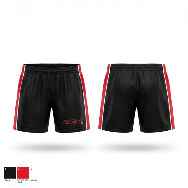 Athletic Shorts With Pockets, Lil Rebels GP, Softball, Teamtime, Team time, sublimation, custom sports apparel, team uniforms, spirit wear, spiritwear, sports uniforms, custom shirts, team store, custom team store, fundraiser sports, apparel fundraiser