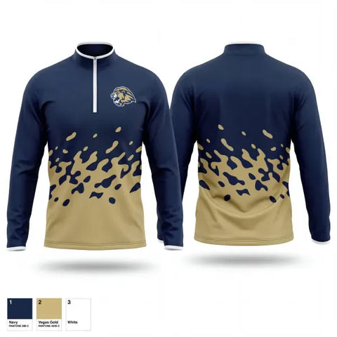 Quarter Zip Jacket, Loganville Christian Lady Lions, Women's Basketball, Teamtime, Team time, sublimation, custom sports apparel, team uniforms, spirit wear, spiritwear, sports uniforms, custom shirts, team store, custom team store, fundraiser sports, apparel fundraiser