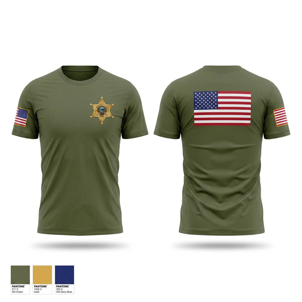Short Sleeve Performance Shirt, Del Norte County Sheriff's Office, Police, Teamtime, Team time, sublimation, custom sports apparel, team uniforms, spirit wear, spiritwear, sports uniforms, custom shirts, team store, custom team store, fundraiser sports, apparel fundraiser