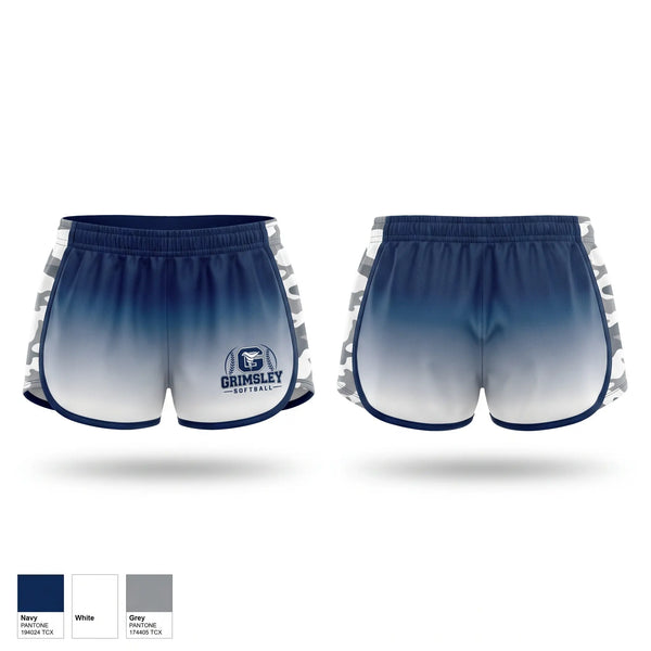 Womens Shorts, GRIMSLEY HIGH SCHOOL, Softball, Teamtime, Team time, sublimation, custom sports apparel, team uniforms, spirit wear, spiritwear, sports uniforms, custom shirts, team store, custom team store, fundraiser sports, apparel fundraiser
