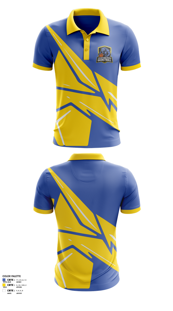 Short Sleeve Performance Polo, Parlier High School Basketball, Men's Basketball, Teamtime, Team time, sublimation, custom sports apparel, team uniforms, spirit wear, spiritwear, sports uniforms, custom shirts, team store, custom team store, fundraiser sports, apparel fundraiser